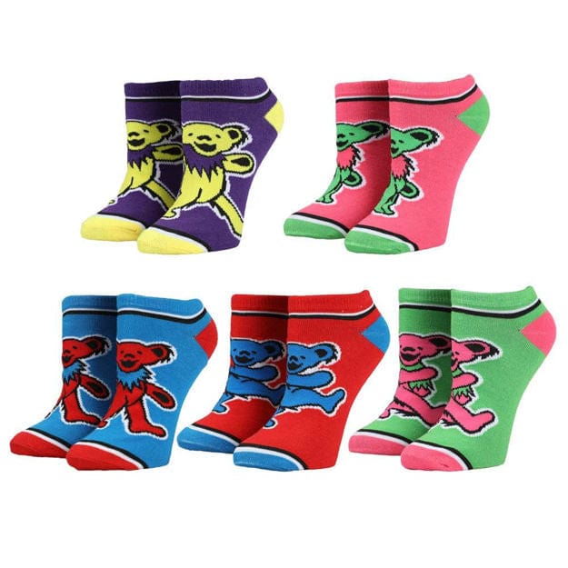 Grateful Dead 5 Pair Ankle Socks