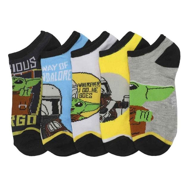 Lego Star Wars Mandalorian 5 Pack Ankle Socks