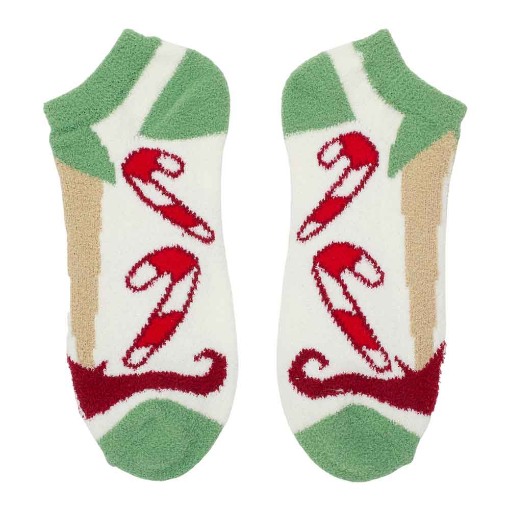 Elf Chenille 3 Pack Ankle Socks