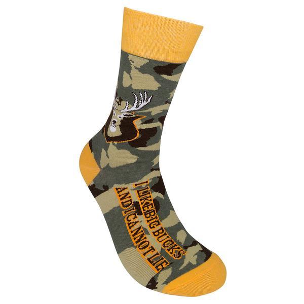 I Like Big Bucks and I Cannot Lie Socks Unisex Crew Sock