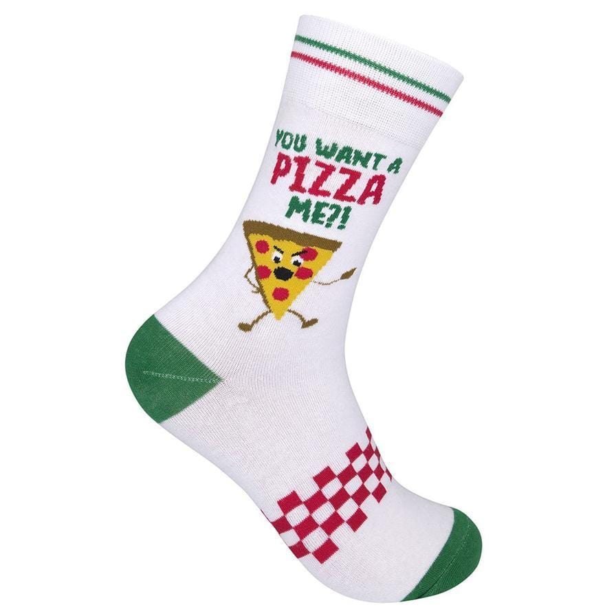 You Wanna Pizza Me Unisex Crew Sock