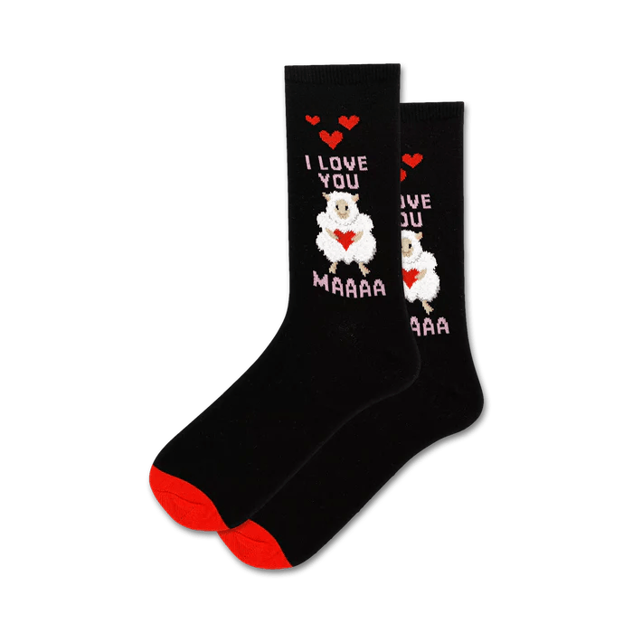 I Love You Maaa Women’s Crew Socks