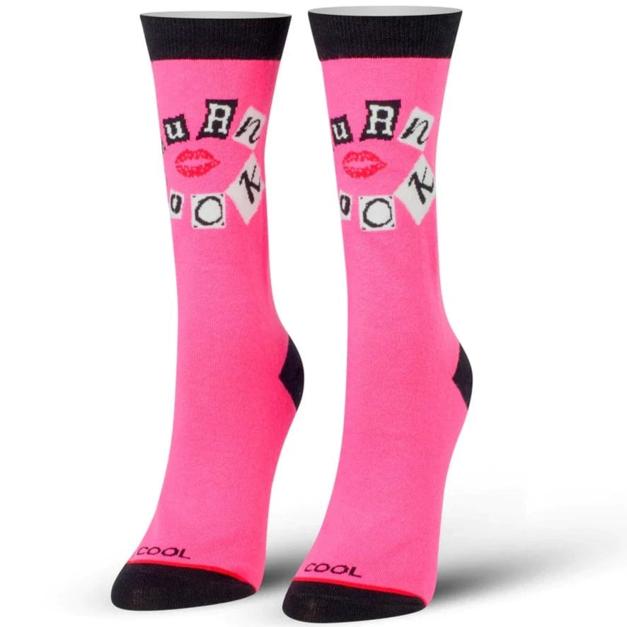 Burn Book Mean Girls Women’s Crew Socks