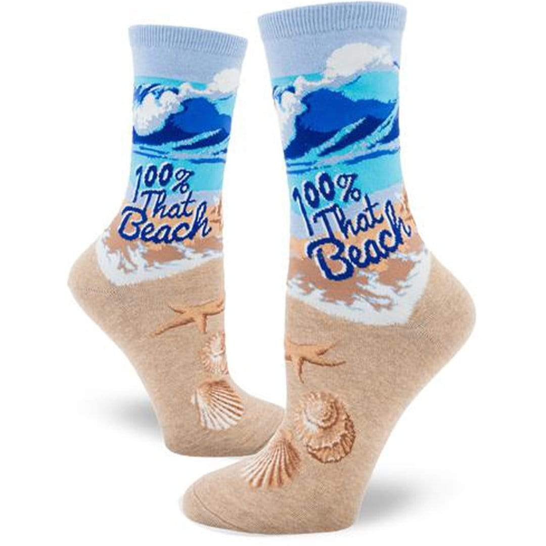 100% That Beach Women’s Crew Sock