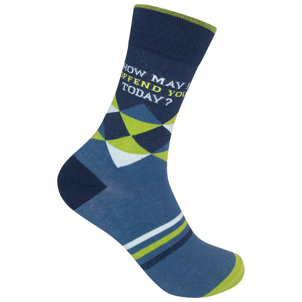 How May I Offend You Today? Crew Socks