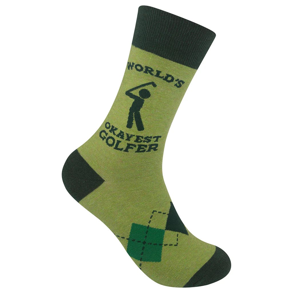 World’s Okayest Golfer Crew Socks