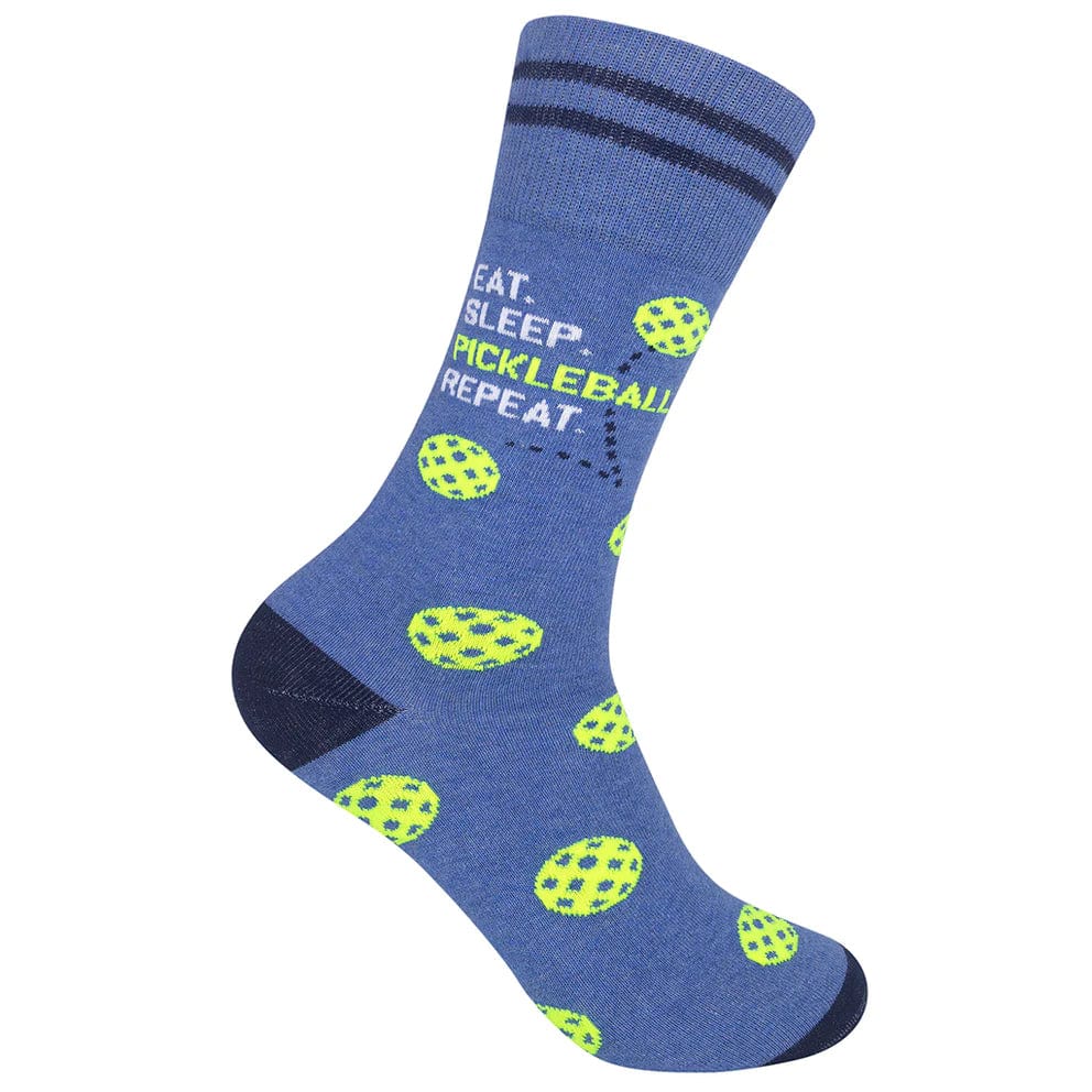 Eat Sleep Pickleball Repeat Crew Socks