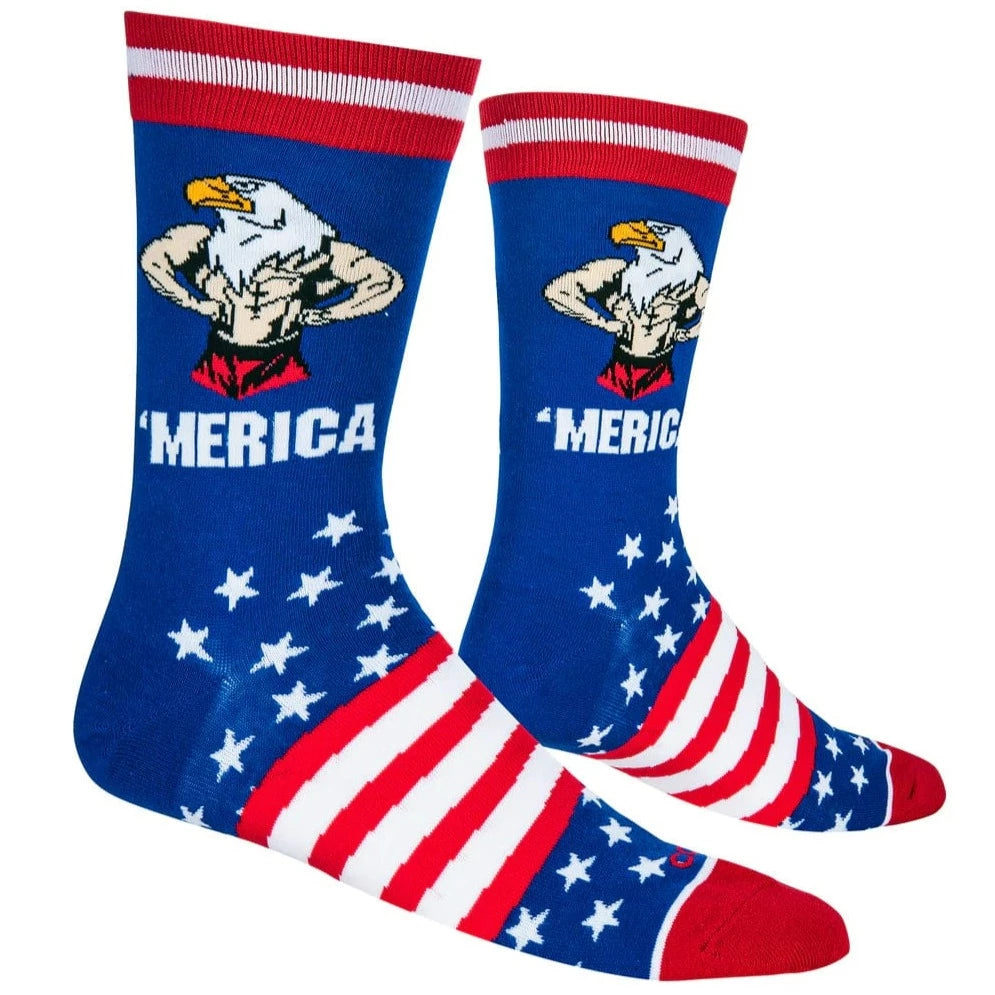 ‘Merica Men’s Crew Socks