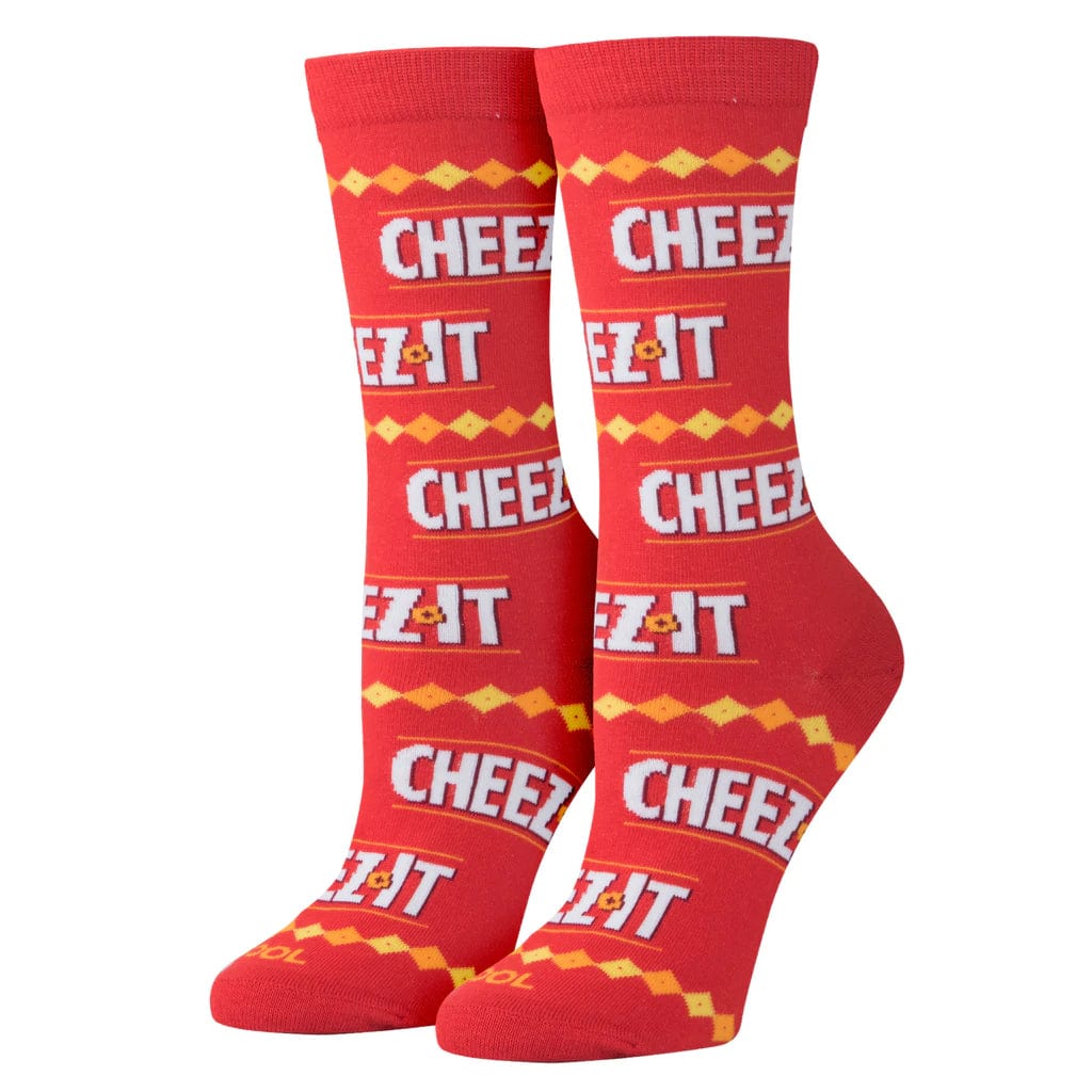 Cheez It Stripes Women’s Crew Socks