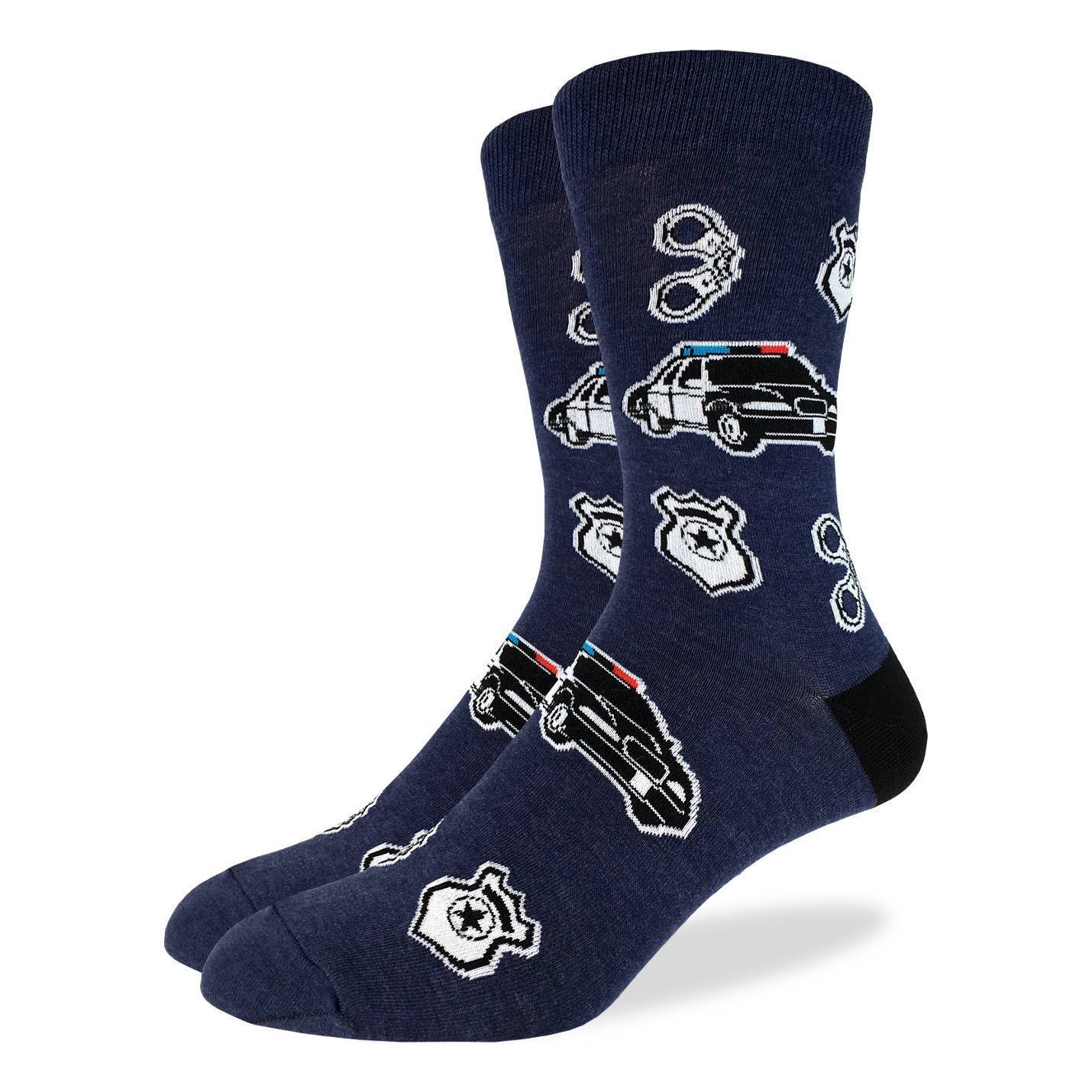 Police Socks Crew Sock