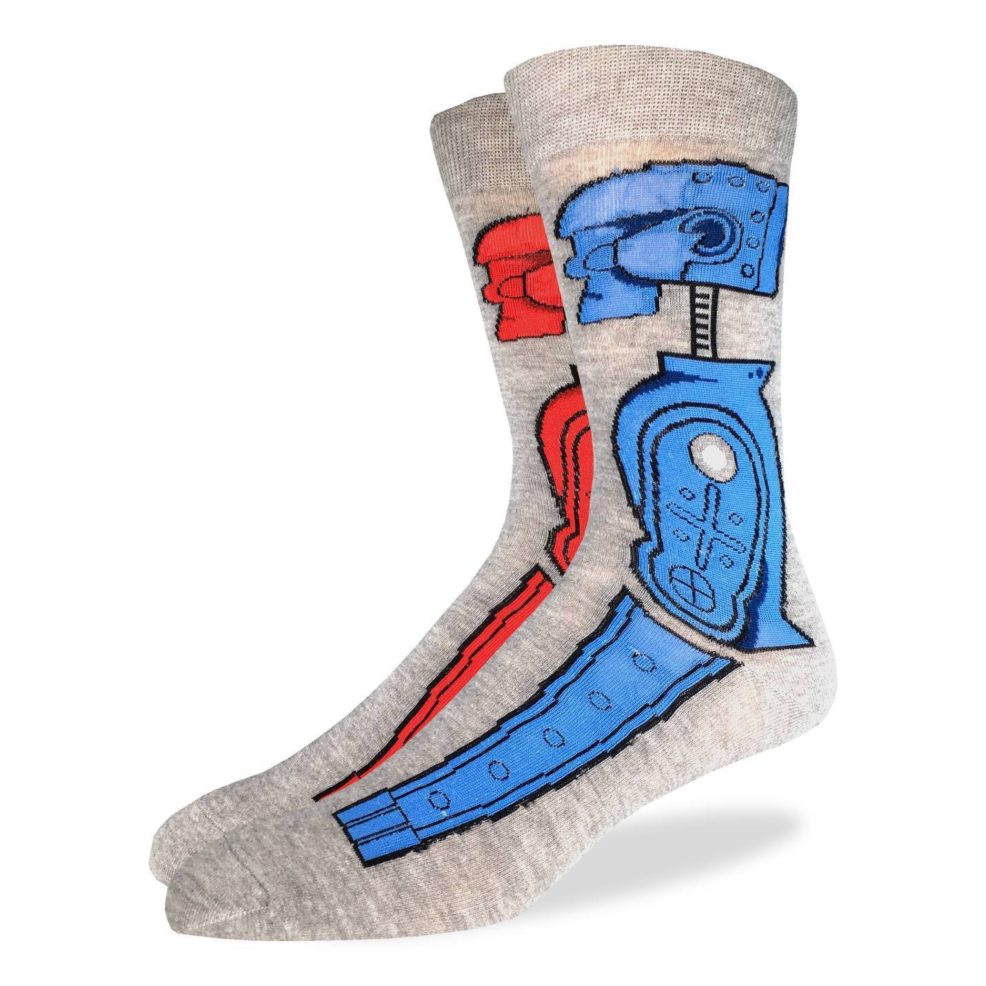 Rock ’em Sock ’em Robots Socks Crew Sock