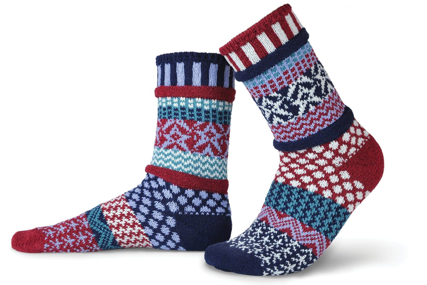 Stars and Stripes Cotton Crew Socks