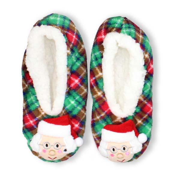 Mrs. Clause Christmas Sherpa Slipper