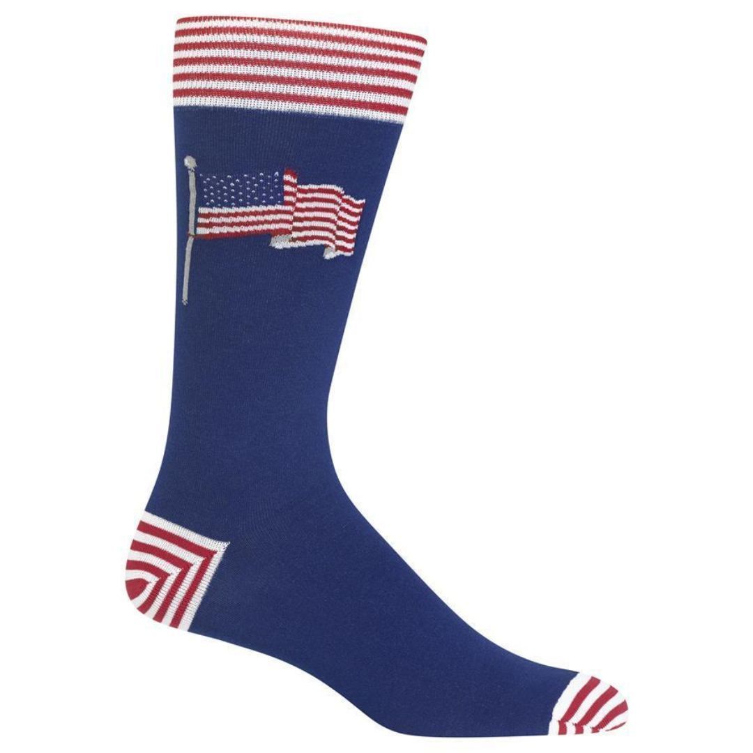 American Flag Socks Men’s Crew Sock