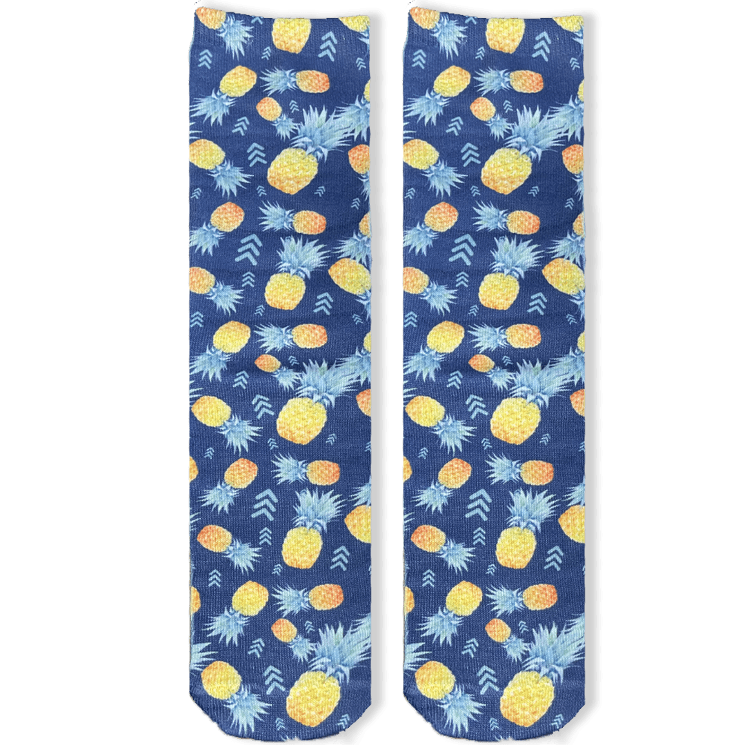 21 Pineapples Hawaiian Crew Sock