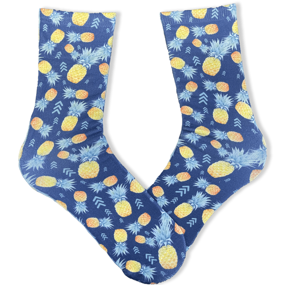 21 Pineapples Hawaiian Crew Sock