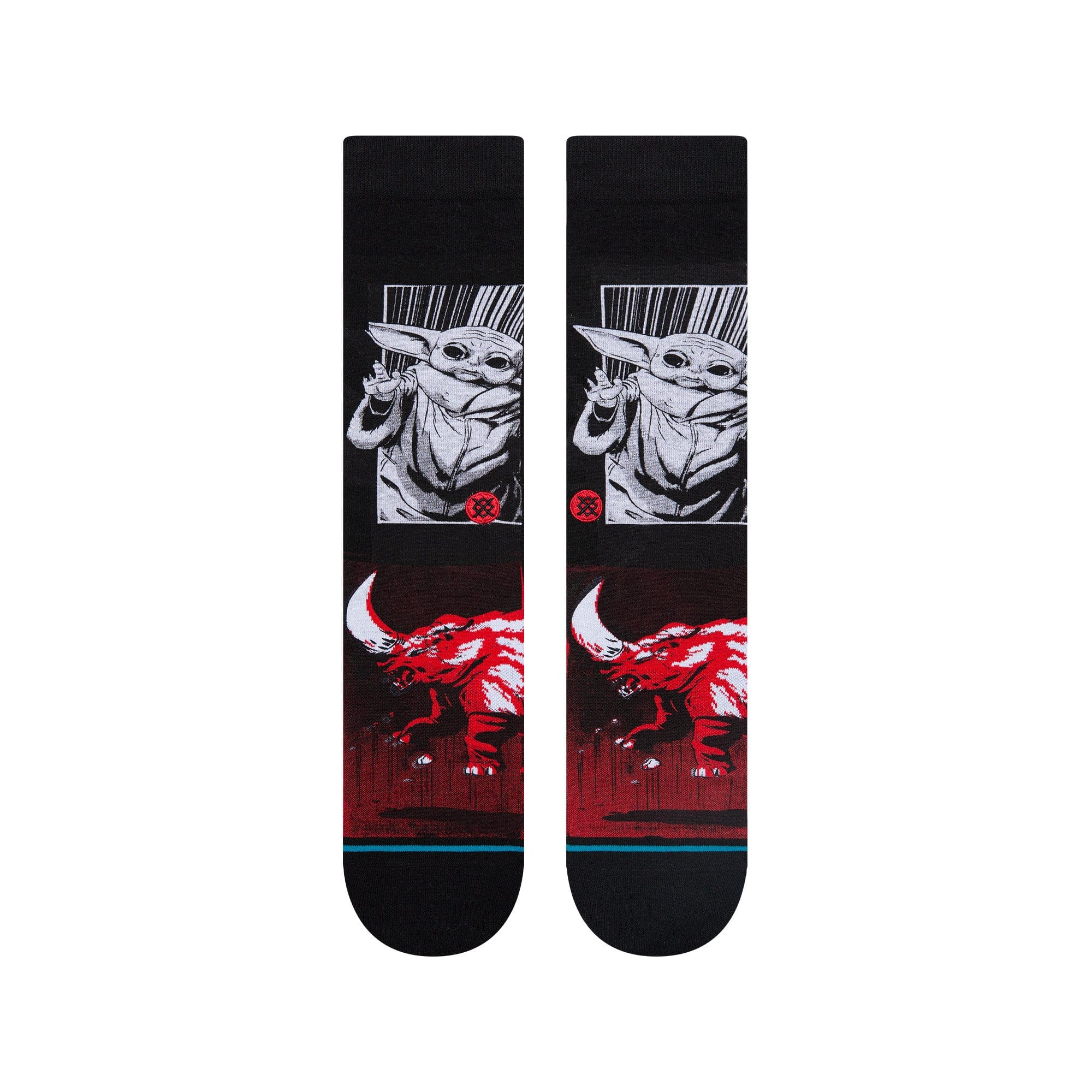 Manga Mudhorn Mandalorian Men’s Crew Socks