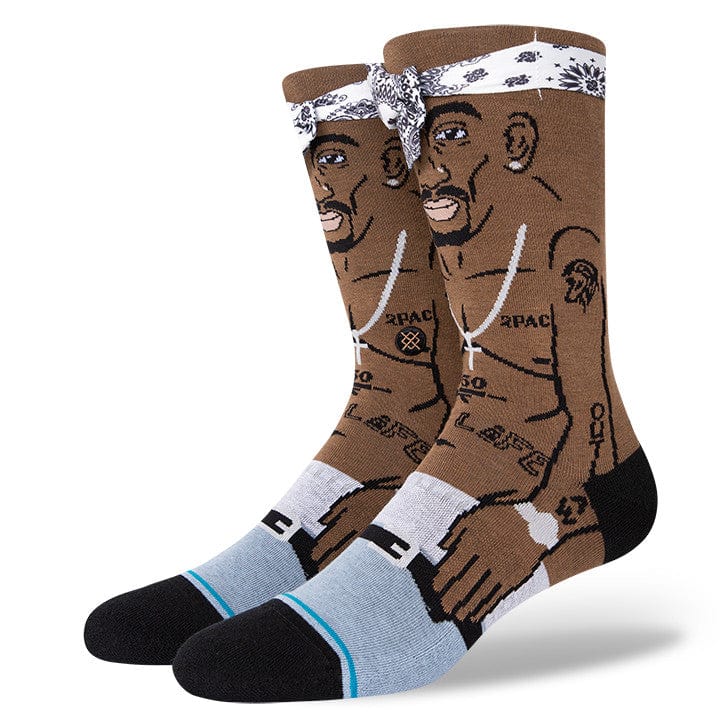 Tupac Resurrected Men’s Crew Socks