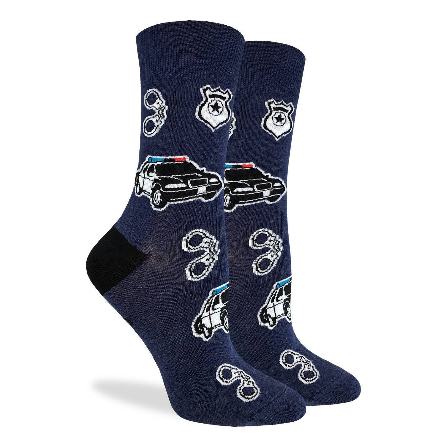 Police Socks Crew Sock