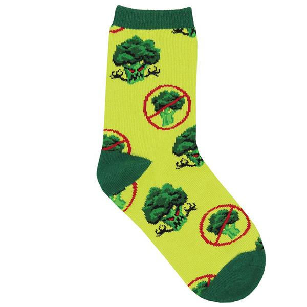 Broccoli Monster Kid’s Crew Socks