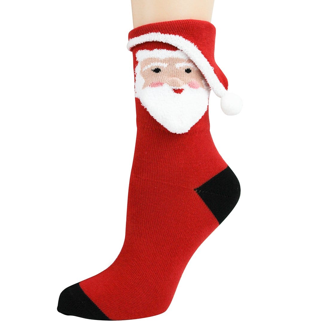 Santa 3D Socks Women’s Crew Sock