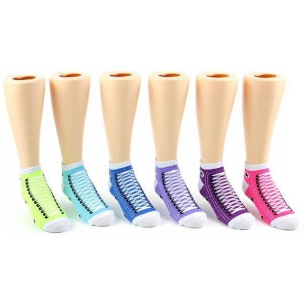 Sneaker Crew Socks for Children Ages 2-5- 3-Pack