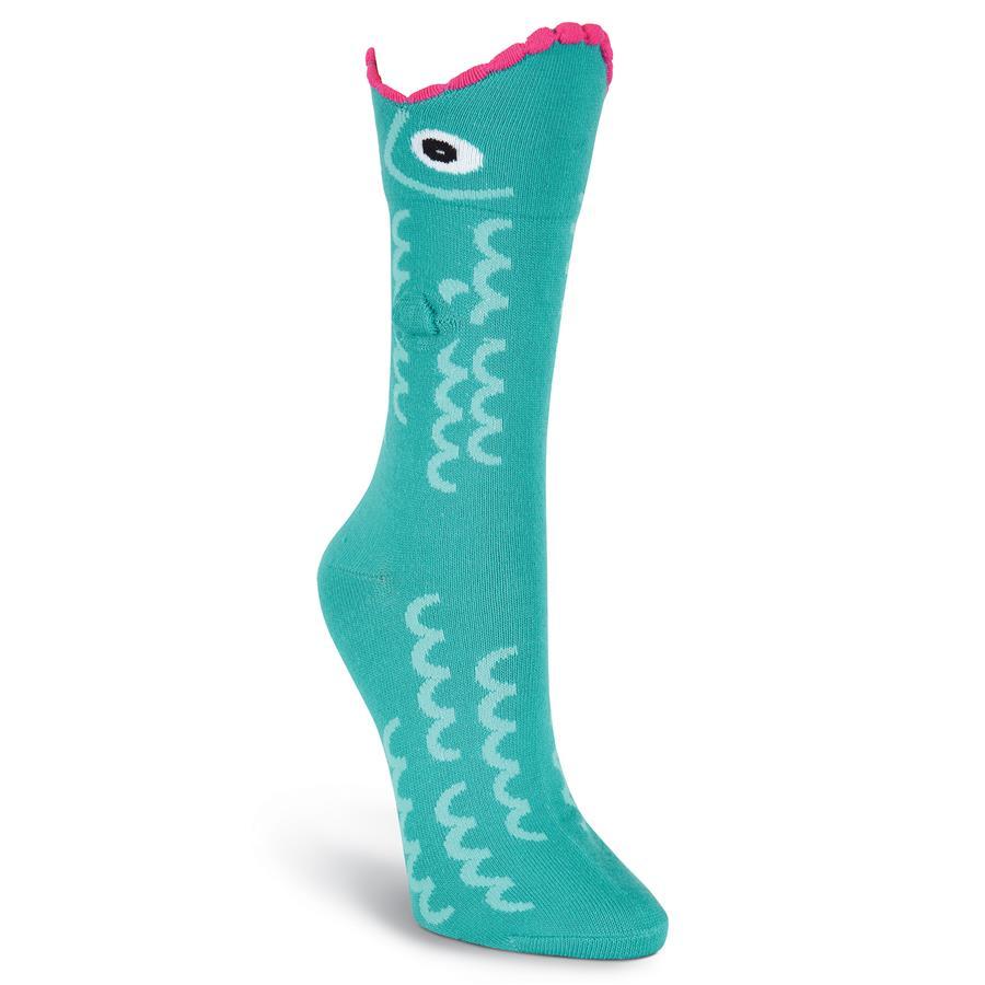 Wide Mouth Fish Socks -Women’s Crew Sock