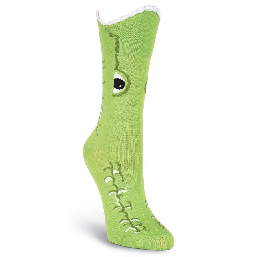 Wide Mouth Alligator Socks -Women’s Crew Sock