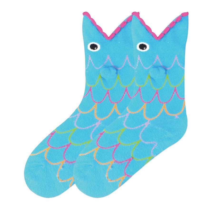 Wide Mouth Fish Socks Children’s Crew Sock