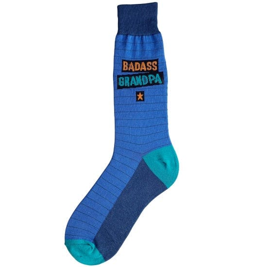 Badass Grandpa Men’s Crew Socks