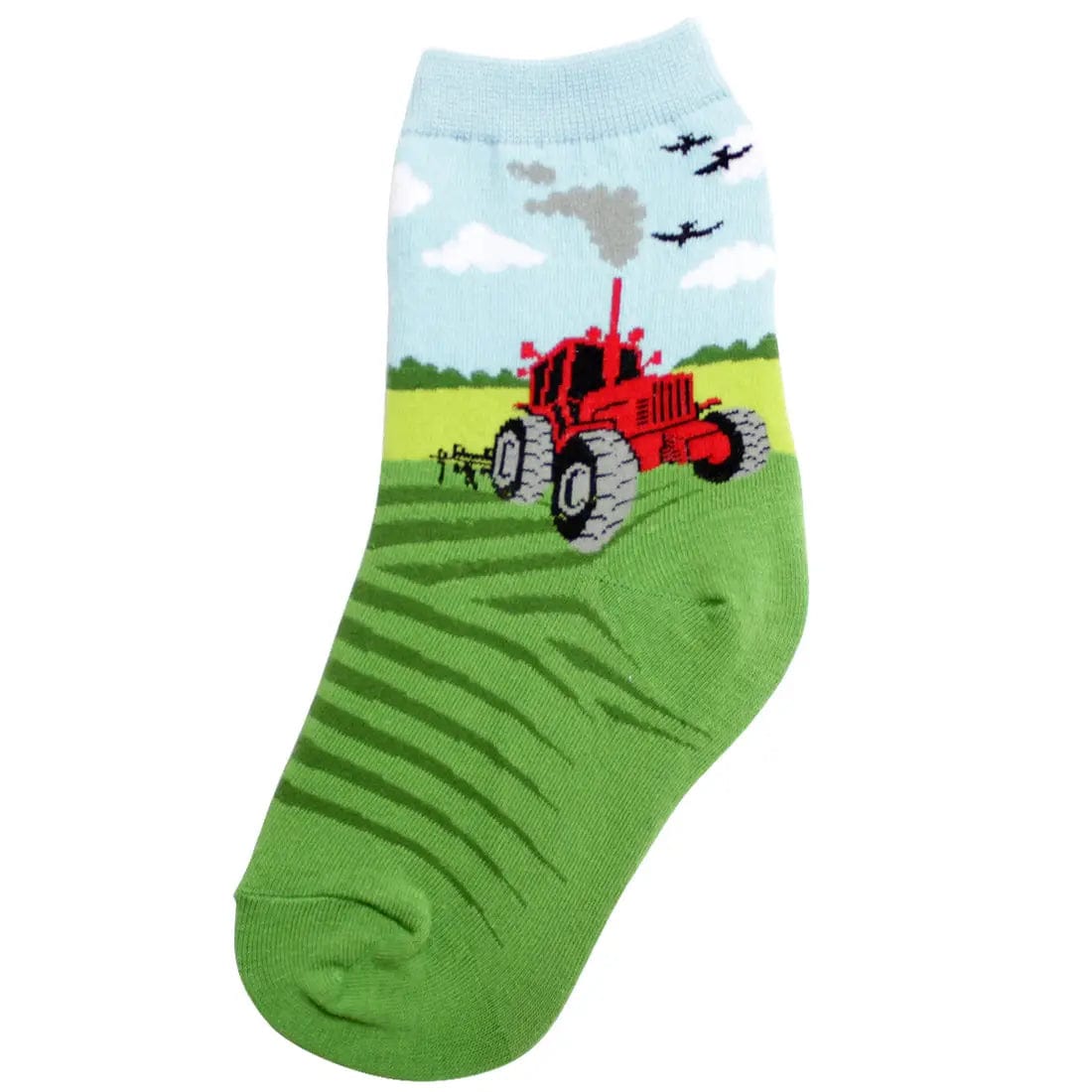 Red Tractor Kid’s Crew Socks