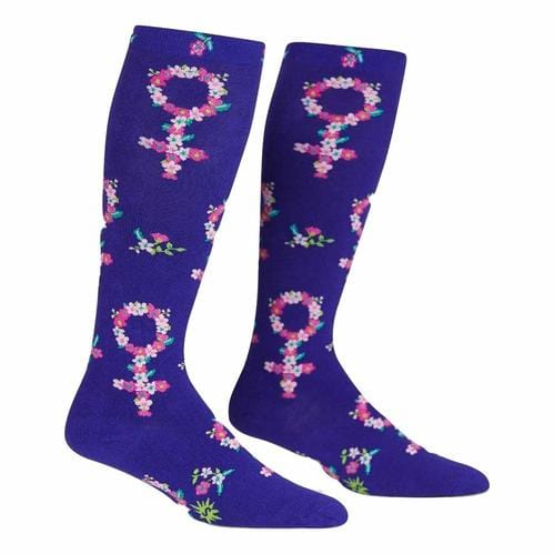 Femme-Powerment Socks Wide Calf Women’s Knee-High Sock