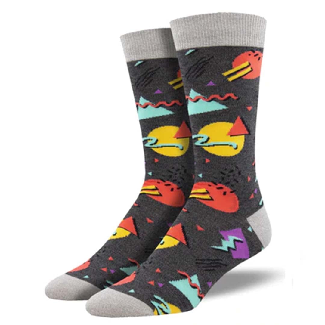 90s Vibes Bamboo Men’s Crew Socks