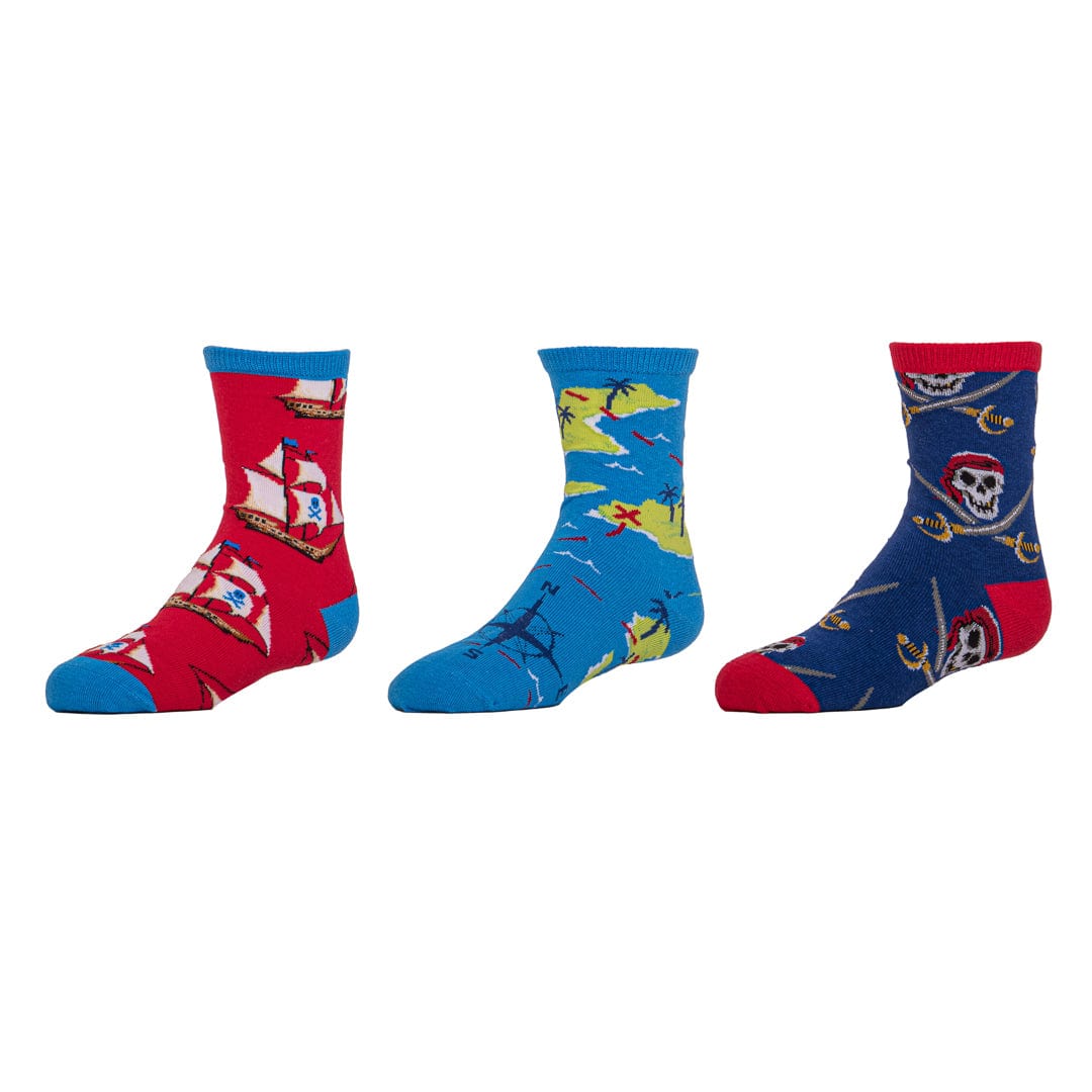 A Pirate’s Life Crew Sock 3 Pack