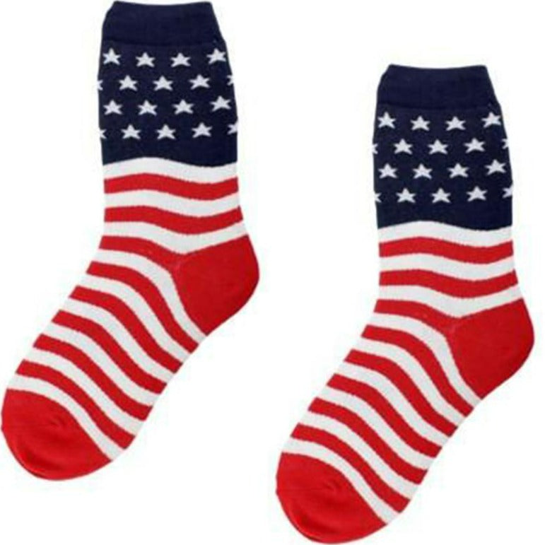 American Flag Socks Women’s Crew Sock