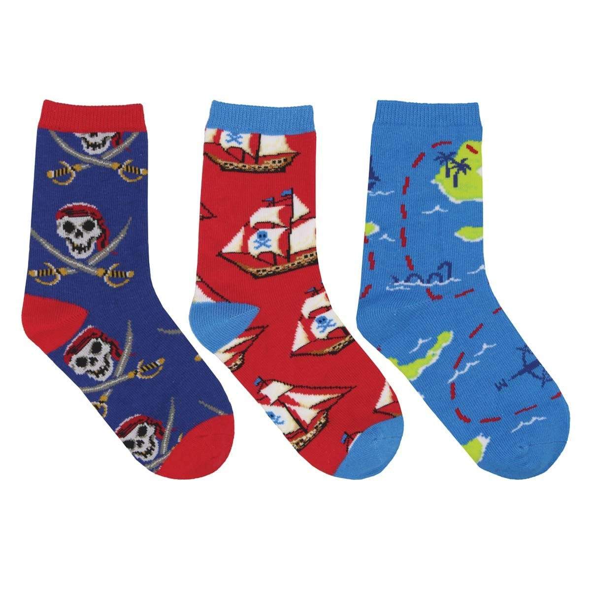 A Pirate’s Life Crew Sock 3 Pack