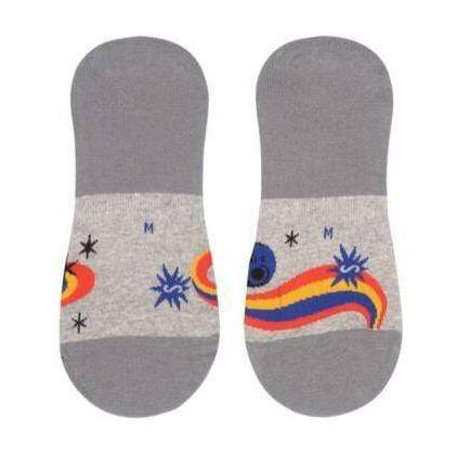 A Trip To The Moon Men’s No Show Liner Sock