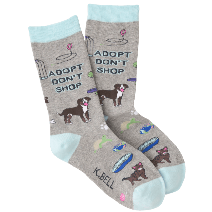 Adopt Don’t Shop Women’s Crew Socks