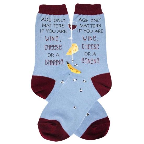 Age Only Matters Socks Women’s Crew Sock