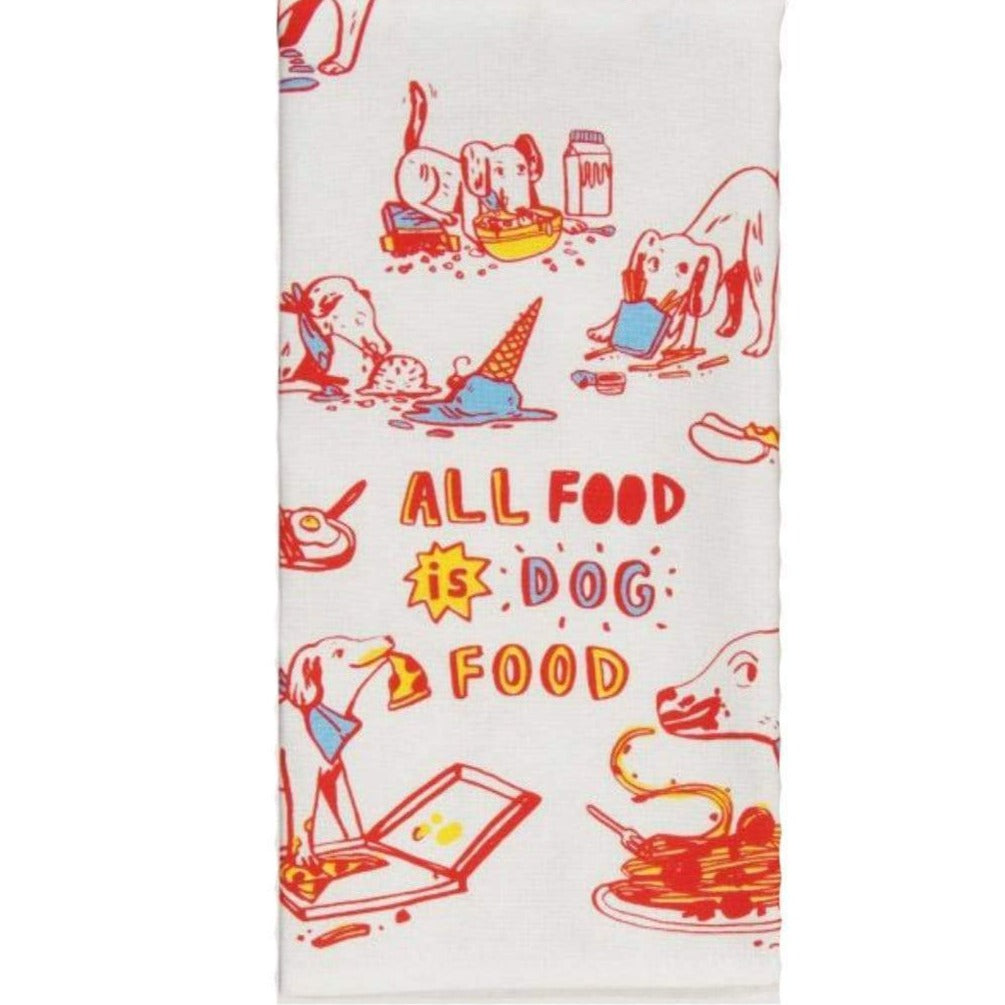 All Food Is Dog Food Dish Towel