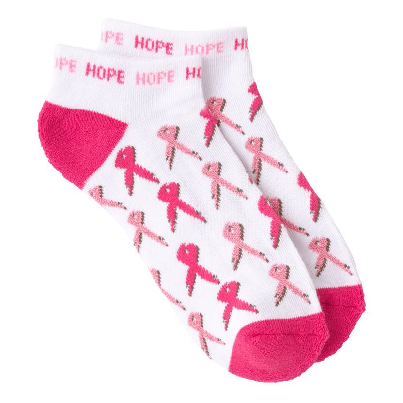 All Over Pink Ribbon Women’s Ankle Socks