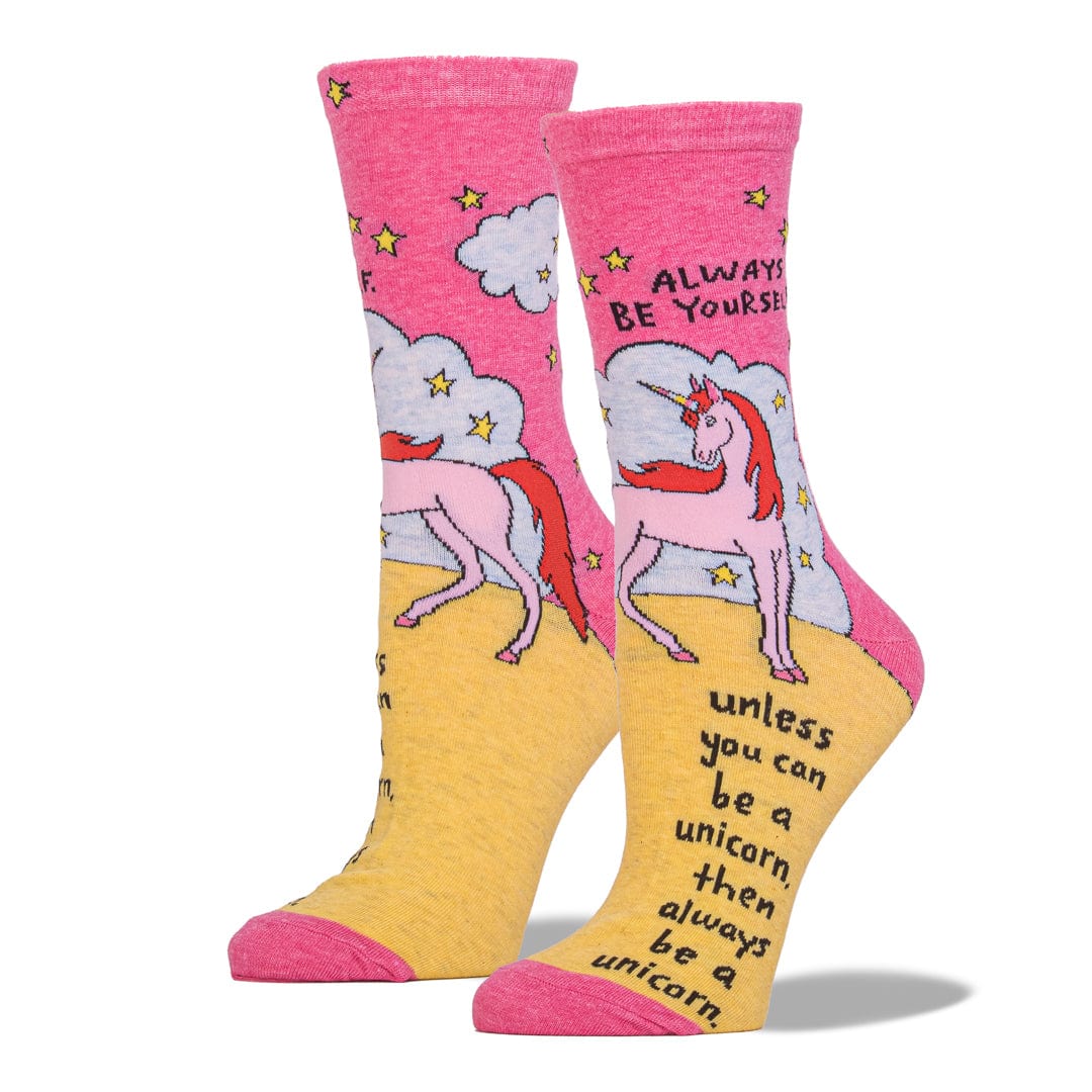 Always Be A Unicorn Socks Women’s Crew Sock