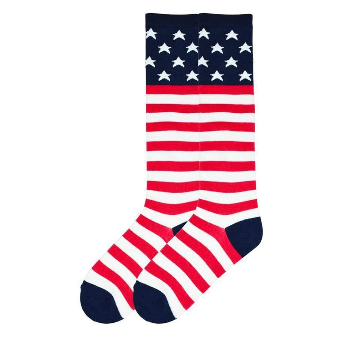 American Flag Sock Women’s Knee High Sock