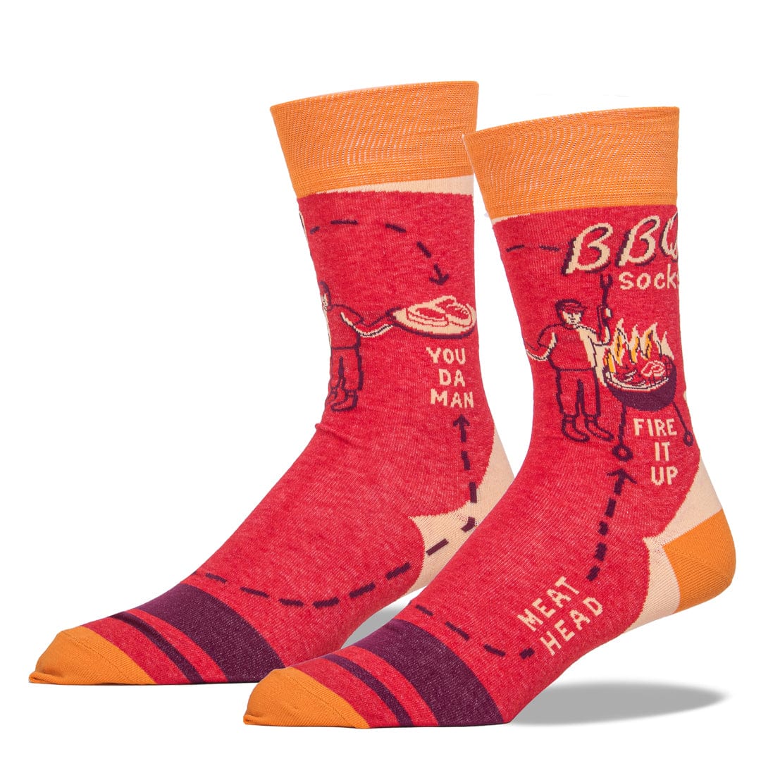 BBQ Socks Men’s Crew Sock