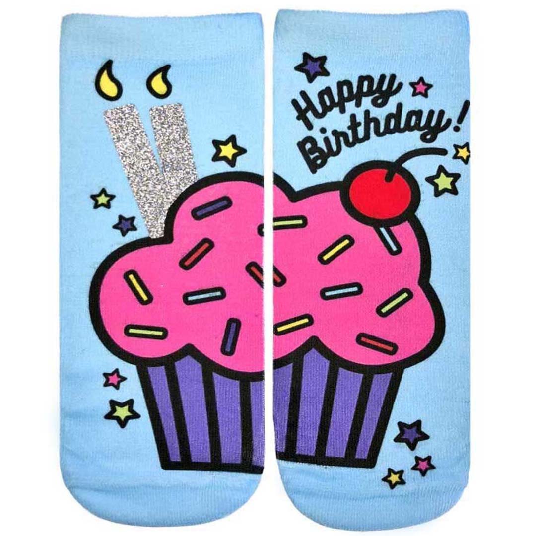 Birthday Cupcake Ankle Socks