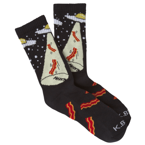 Bacon Abduction Men’s Crew Socks