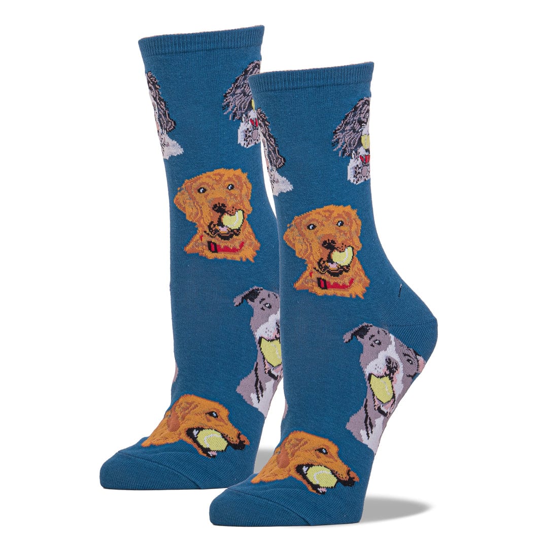 Ball Dog Socks Women’s Crew Sock