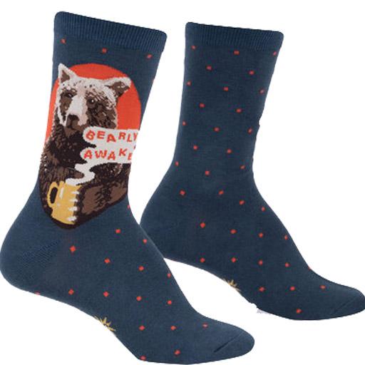 Bearly Awake Men’s Crew Sock