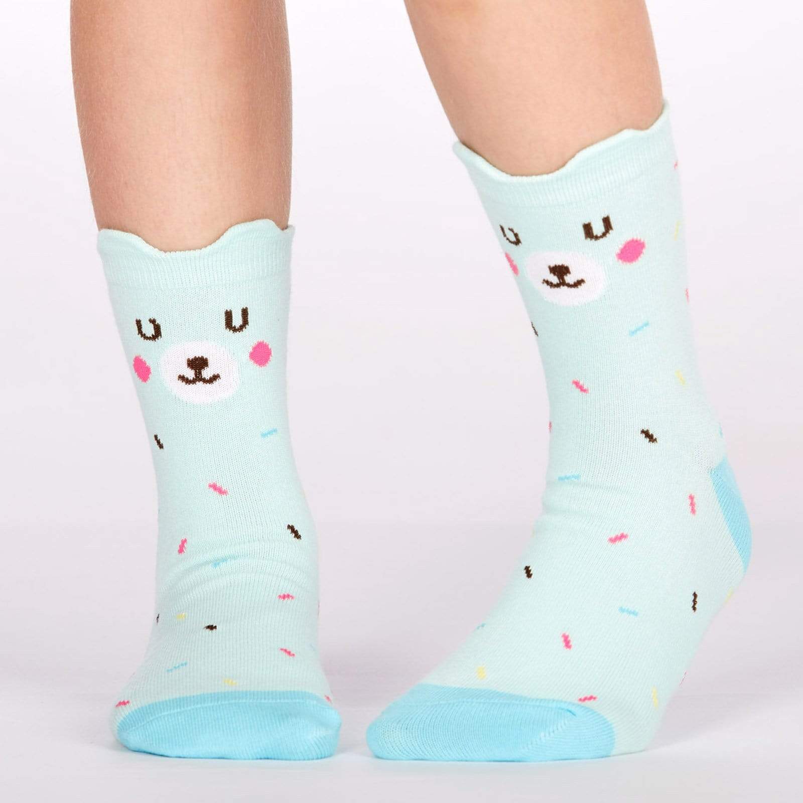 Bearly Sprinkled Junior Crew Sock