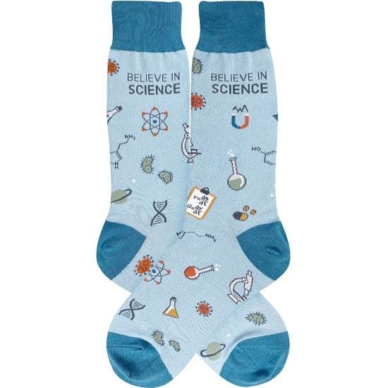 Believe In Science Men’s Crew Socks